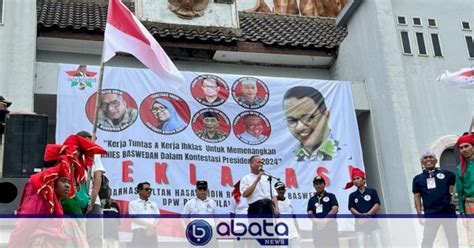 Jarnas Sultan Hasanuddin Deklarasikan Anies Baswedan Capres 2024