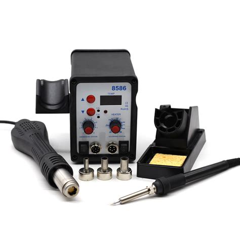 Soldering Station Smd Bga Rework Tool With Hot Air Blower Heat