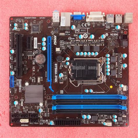 MSI B75MA P45 MOTHERBOARD Intel B75 LGA 1155 DDR3 MS 7798 USB 3 0 SATA