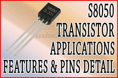 8050 Transistor Pinout A Comprehensive Guide 45 Off