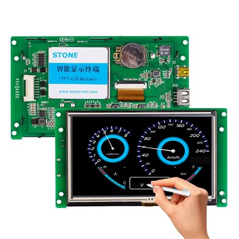 STONE TFT LCD Display Include CPU TFT Driver Flash Memory UART Port