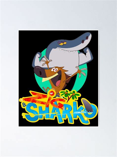 Zig And Sharko Games A Zig And Sharko Games Poster For Sale By