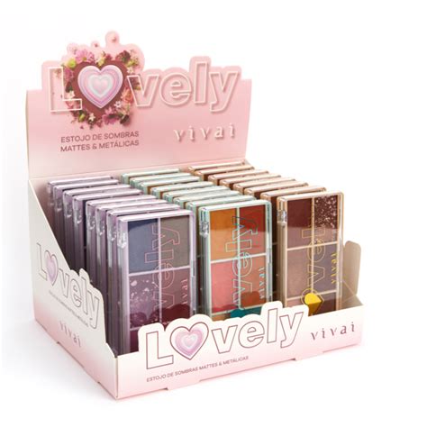 Paleta De Sombras Lovely Vivai Shopee Brasil