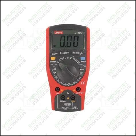 Uni T Ut50c Modern Digital Multimeter In Pakistan Industrypartspk