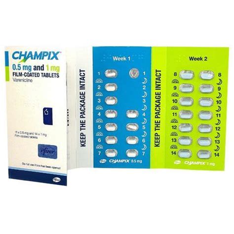 Varenicline Tablet Mg Champix Packaging Size Tablets Pfizr Rs