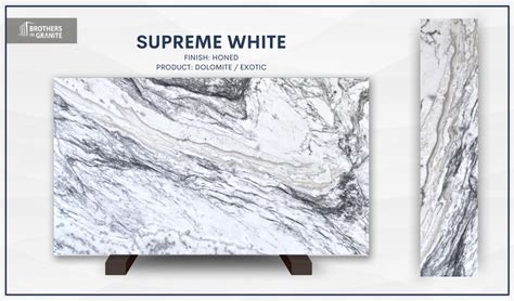 Supreme White Dolomitic Marble Strong Enough For All Your Needs