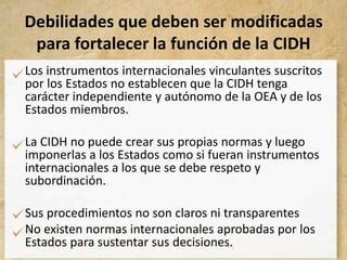 Enlace Ciudadano Nro Tema Diferencias Entre La Cidh Y La Corte Idh