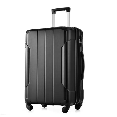 Buy Merax24 Inch Checked Medium Luggage With Wheels Aluminum Alloy