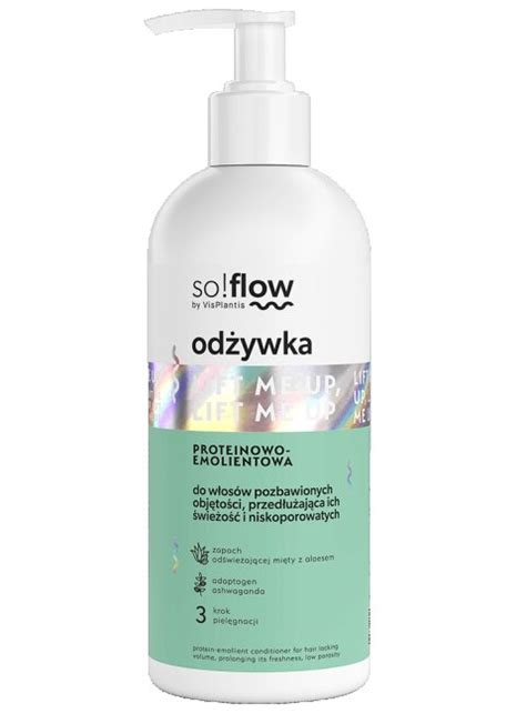 So Flow By Vis Plantis Protein Emollient Conditioner For Hair Without