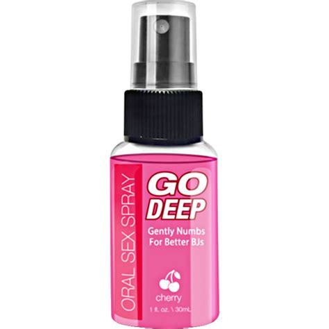 Go Deep Oral Sex Numbing Spray 1 Fl Oz 30 Ml Cherry