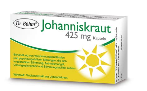 Dr Böhm Johanniskraut 425 Mg Kapseln Valsona