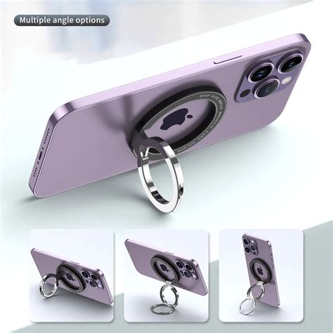 For MagSafe Phone Magnetic Finger Ring Holder For Iphone 12 13 Pro Max