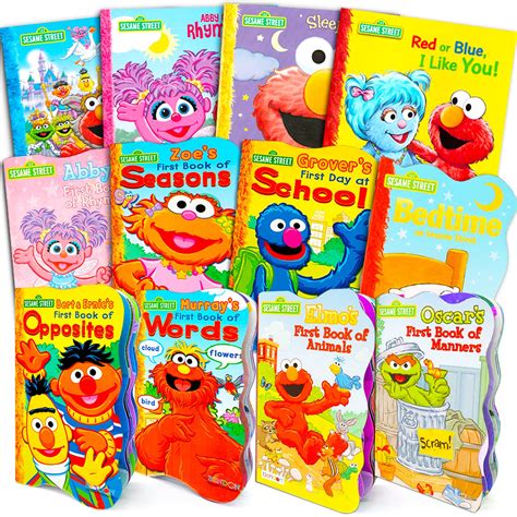 Sesame Street Board Books Ultimate Bundle Set For Kids Toddlers Pack