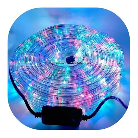 Manguera Led De Mts Multicolor Secuencias Volt Cuotas Sin Inter S