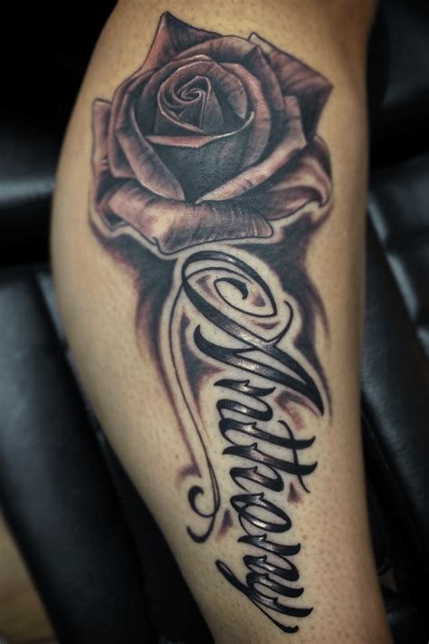 Roses Tattoos With Names