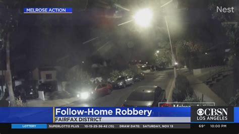 String Of Follow Home Robberies Continues With Fairfax District