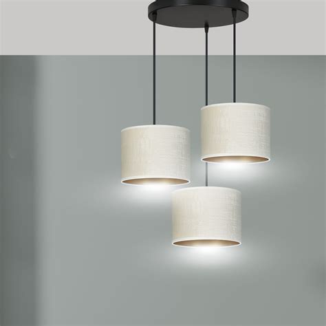 Lampa wisząca HILDE 3 BL PREMIUM WHITE biała na 3 żarówki