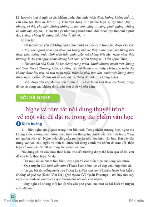 [sgk Scan] • Viết Viết Bài Nghị Luận Về Một Vấn đề Xã Hội đặt Ra Trong