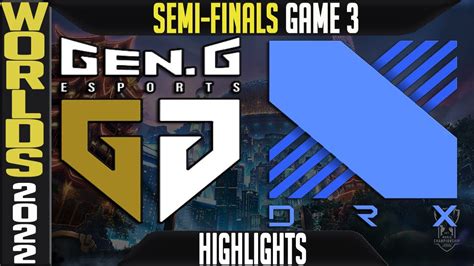 Gen Vs Drx Highlights Game 3 Worlds 2022 Semifinals Geng Vs Drx G3