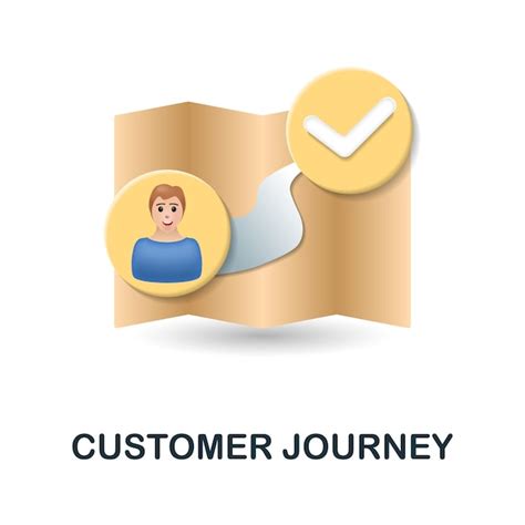 Premium Vector Customer Journey Icon D Illustration From Customer