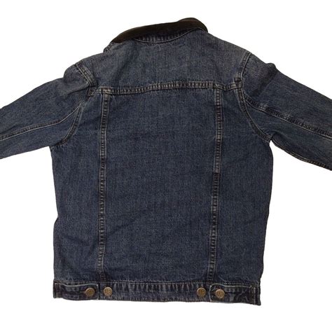 VGB Vintage Genes Black blue denim jacket Men's Small… - Gem