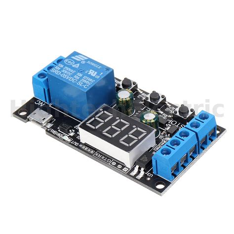 ZK TD2 5V 12V 24V Time Delay Relay Module Trigger Cycle Timing