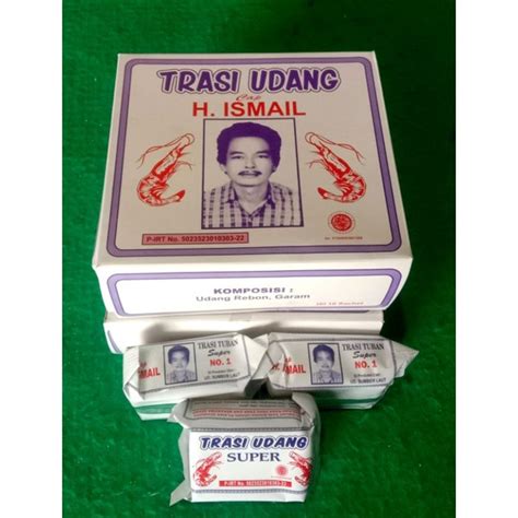 Jual TERASI UDANG SUPER H ISMAIL KHAS TUBAN 1kg 10 Pcs Shopee