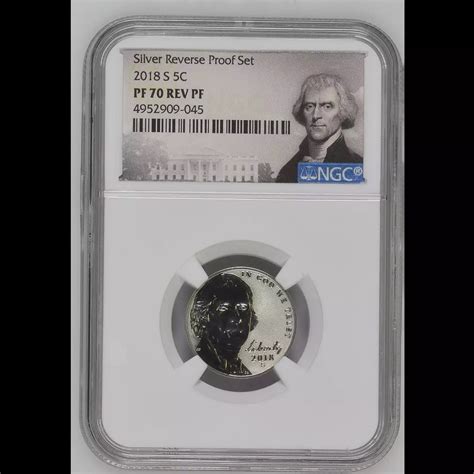 S Ngc Pf Silver Reverse Proof Set Jefferson Nickel Old Pueblo