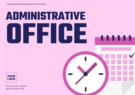 Free Printable Office Door Signs Templates