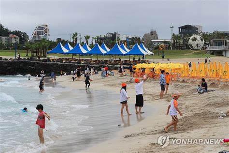 해수욕장 안전 지켜요제주소방본부 119시민수상구조대 운영 연합뉴스