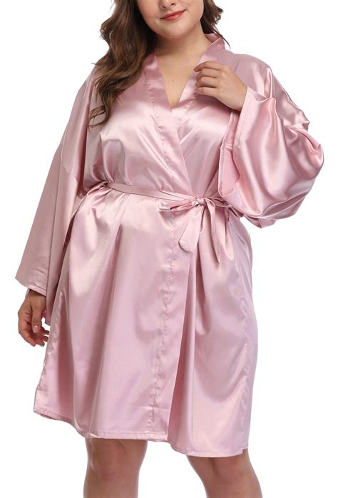 Corset Outlet Womens Plus Size Silky Robes