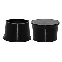 Everbilt Black Rubber Leg Caps For Table Chair And Furniture Leg