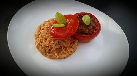 Tomate farcie et riz pilaf - Cyrille LA CUISINE