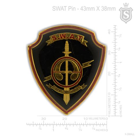 Special Weapons And Tactics Swat Pin Suarez Arts