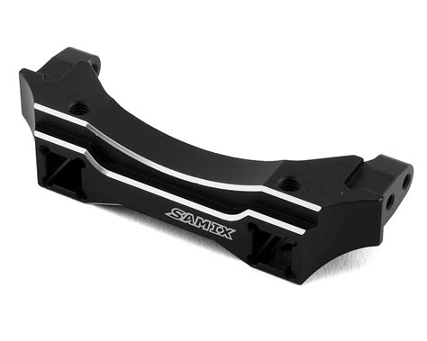 Samix Aluminum Front Bumper Mount Set For Traxxas TRX 4 Black