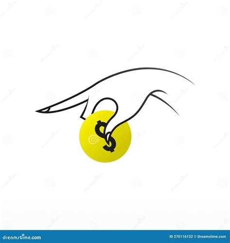 Charity Hand Logo Design Template Stock Illustration Illustration Of