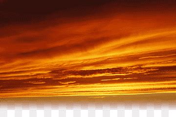 Golden Sky Sunset Dusk Sky Clouds Png Pngwing