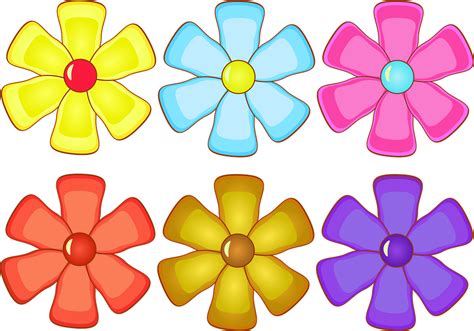 Download Colorful Flowers, Floral, Drawing. Royalty-Free Vector Graphic - Pixabay