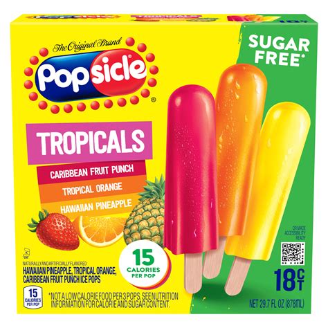 Sugar Free Tropical Ice Pops | Popsicle® | Popsicle®