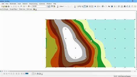 Generate Dem And Contour Using Point Shapefile Using Arcgis 103 Youtube