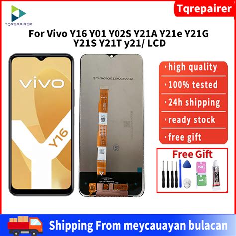 Tqrepairer Original For Vivo Y16 Y01 Y02S Y21A Y21e Y21G Y21S Y21T