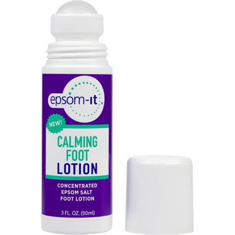 Epsom It Foot Rollerball Epsom Salt Lotion For Discomfort