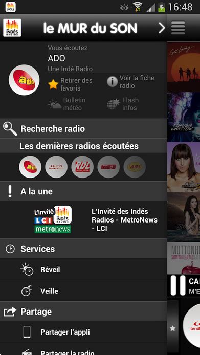 Un appli Android sympa pour écouter la radio Appli android Ecouter