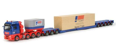 Herpa MAN TGX XXL Low Boy Semitrailer Lando Heavy Lift 292986