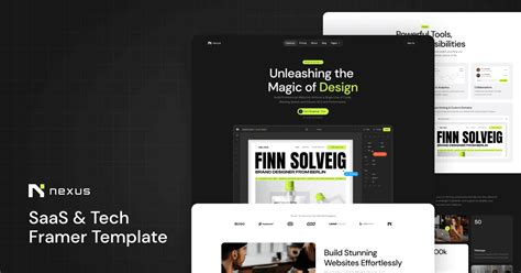 Nexus Saas Framer Template