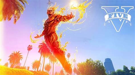 GTA 5 streamer Caylus becomes the human torch by using mods