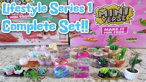 Miniverse Lifestyle Series Complete Set Youtube