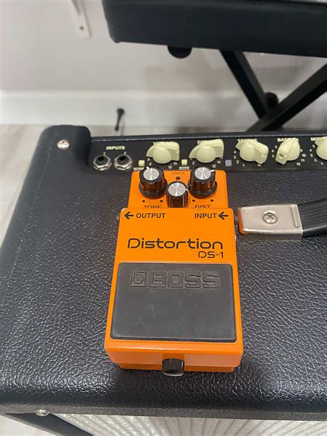 Boss Ds Distortion Silver Label Orange Reverb