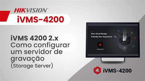 Ivms X Como Configurar Um Servidor De Grava O Storage Server