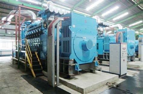 China Internal Combustion Diesel Engine Generator 2mw Parallel 500 Mw